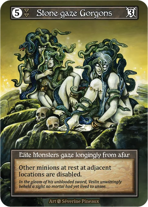 Stone-gaze Gorgons