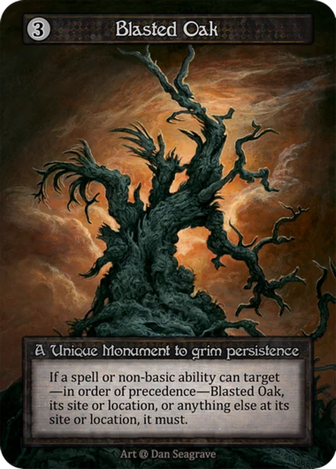 Blasted Oak