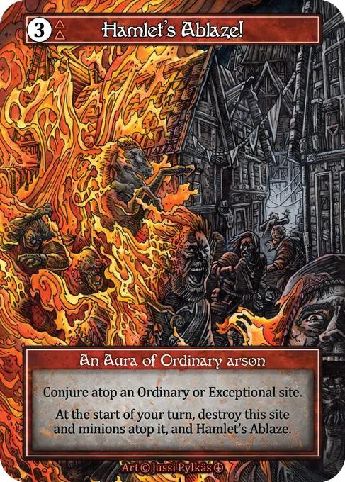 Hamlet's Ablaze!