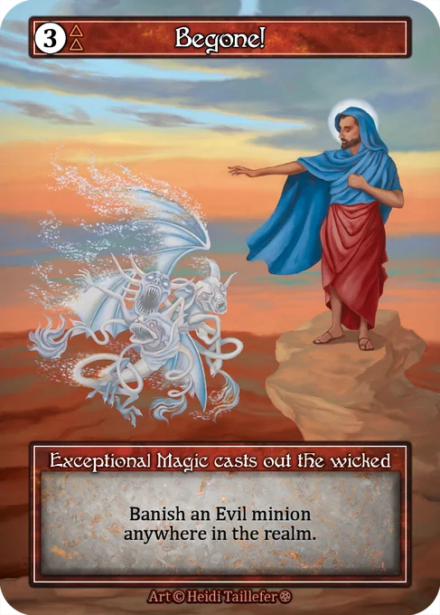 Begone!