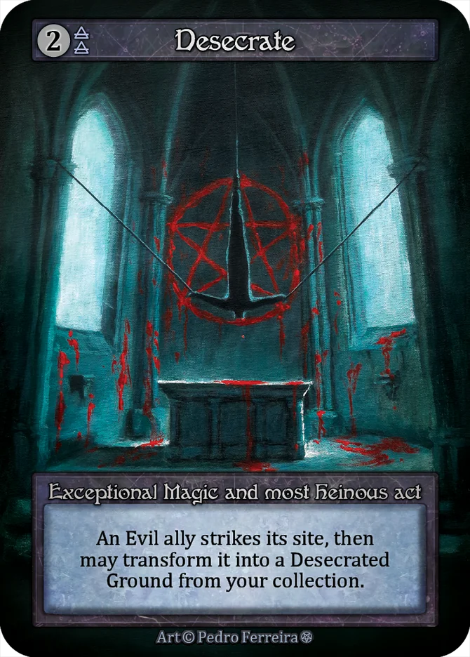 Desecrate