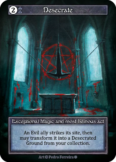 Desecrate