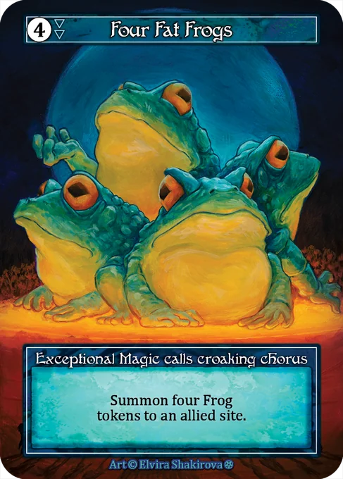 Four Fat Frogs